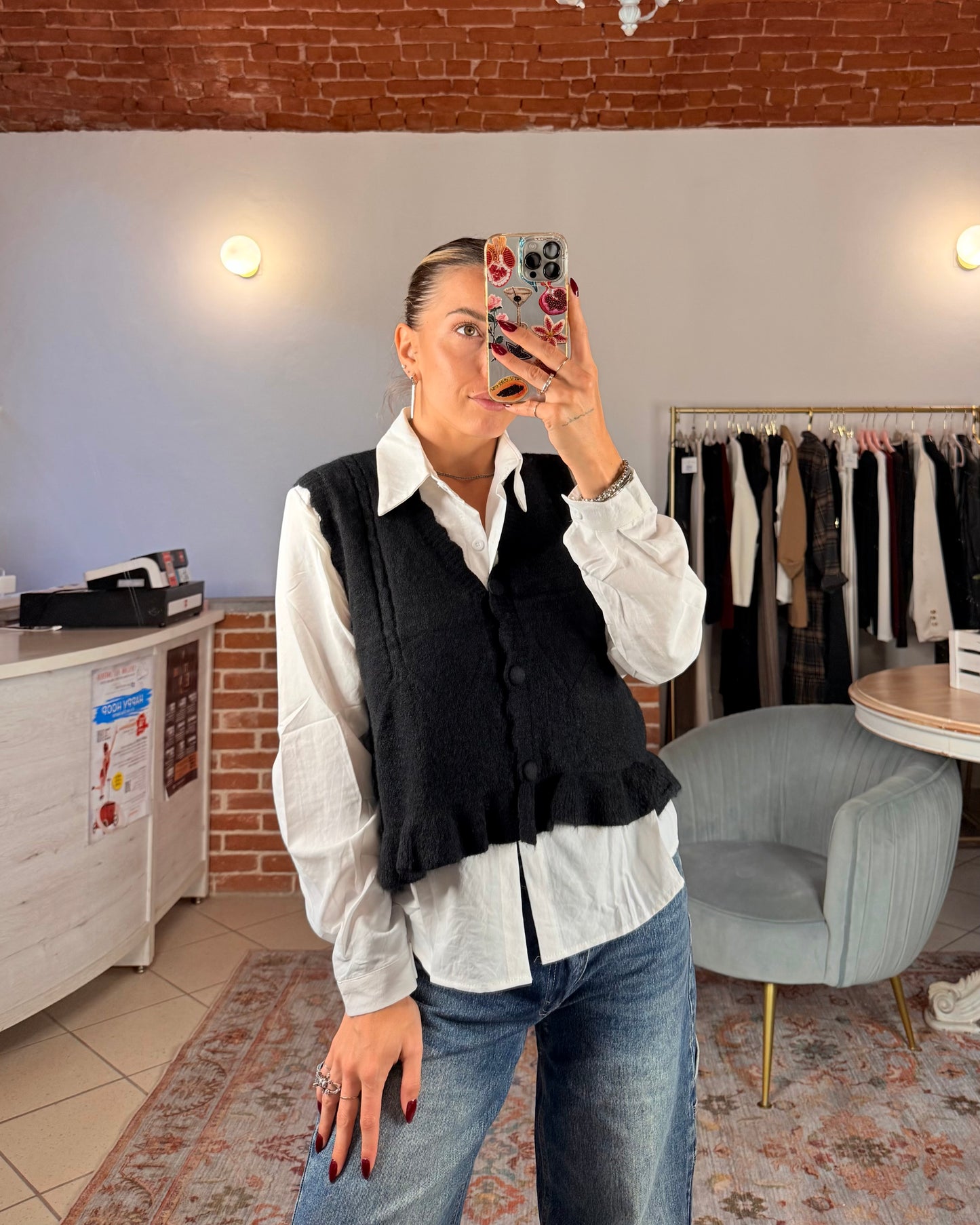 Camicia con gilet
