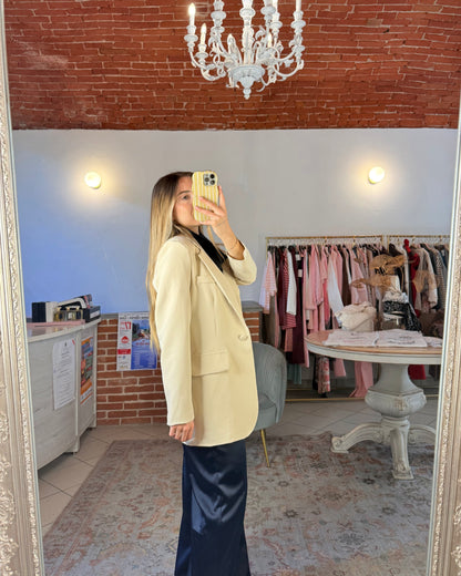 Blazer oversize sciancrato