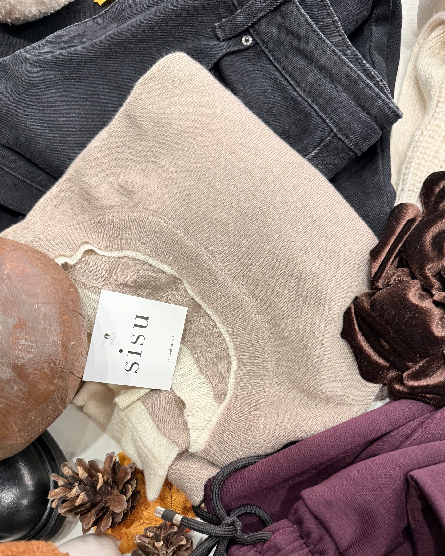 Maglioncino misto cachemire