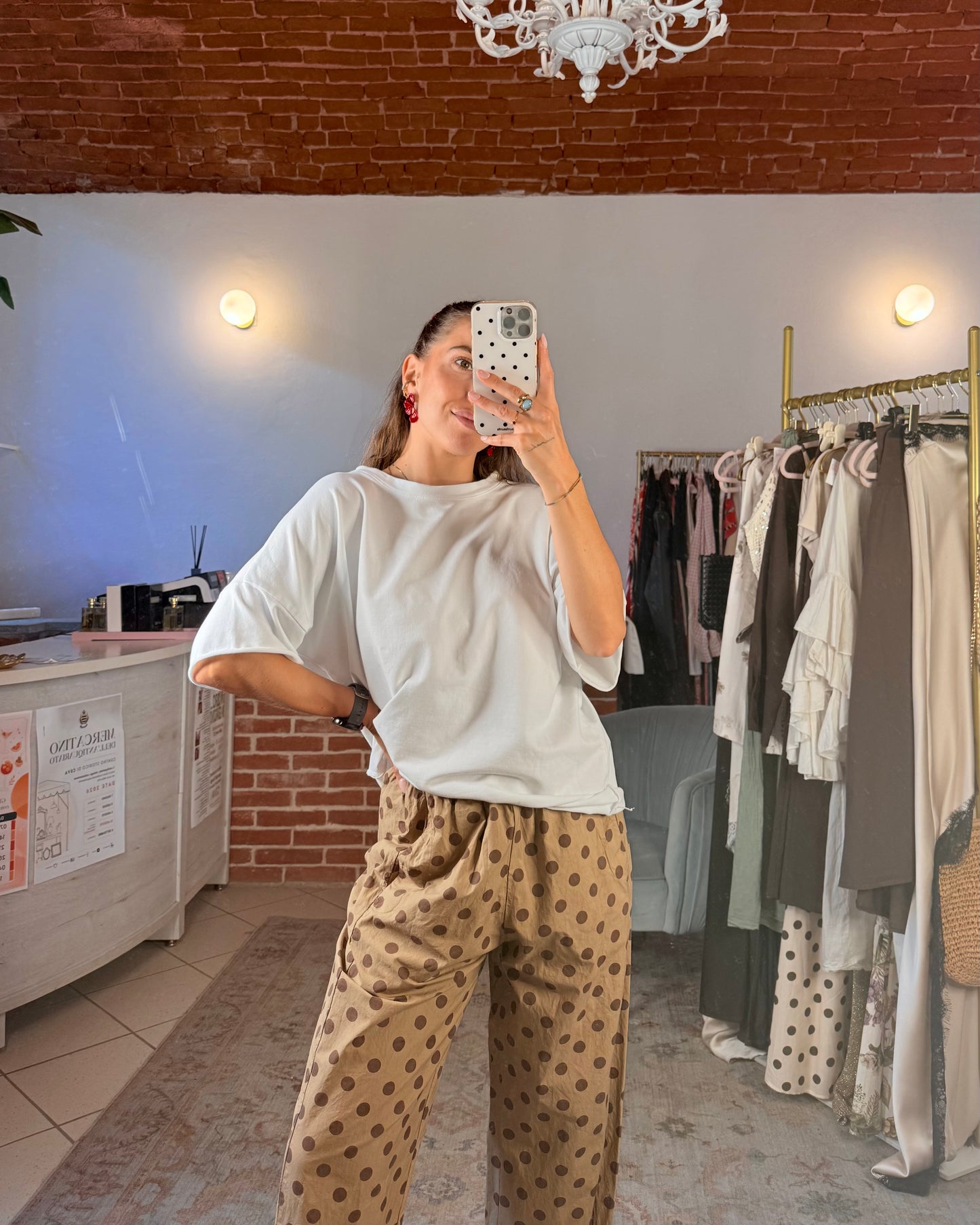 Pantalone a pois