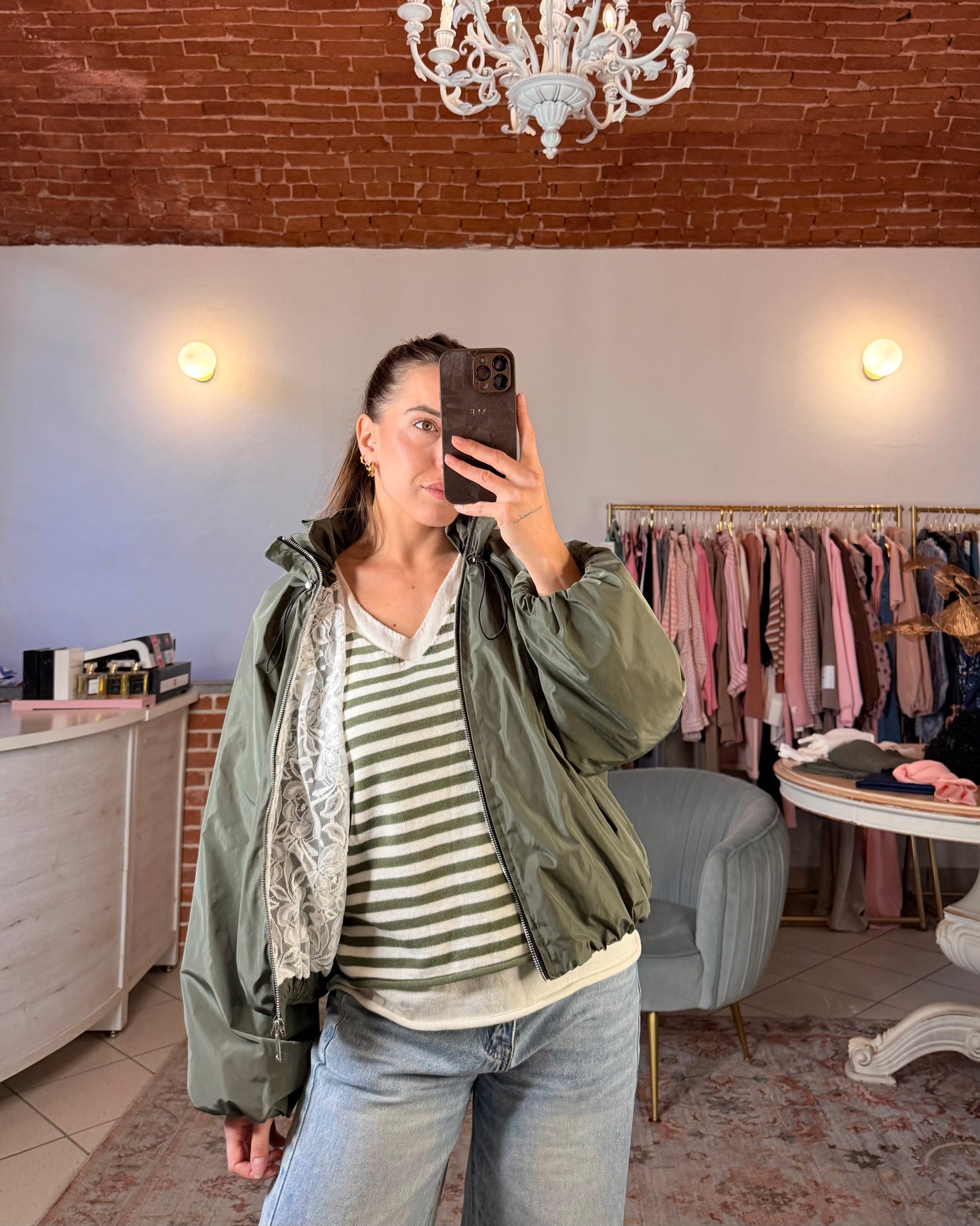 Bomber in tessuto tecnico