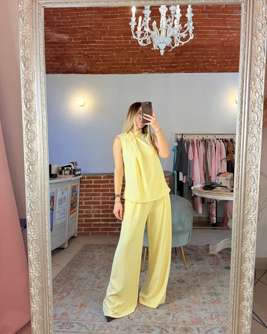 Pantalone in tessuto fluido