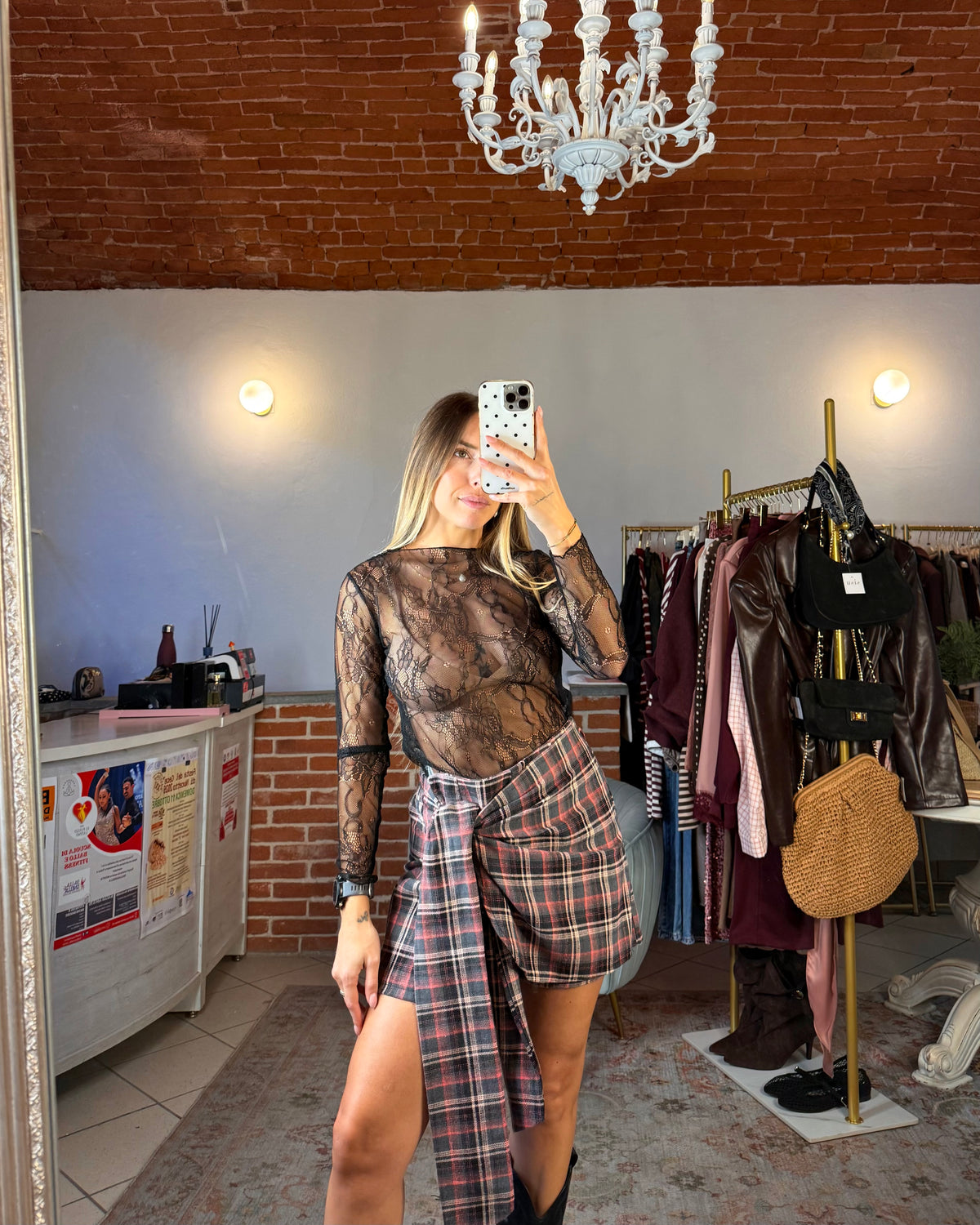 Maglia in pizzo