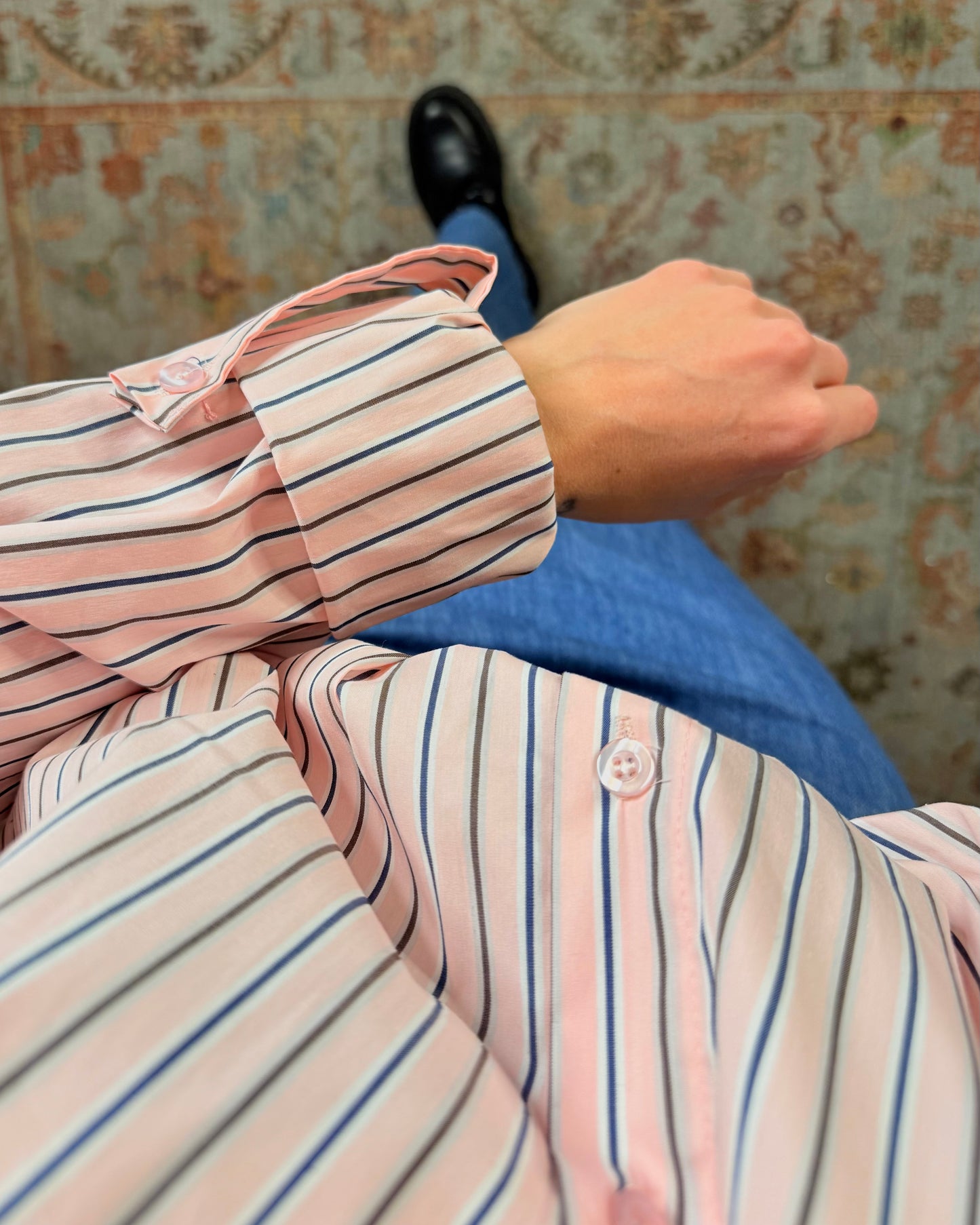 Camicia torchon a righe