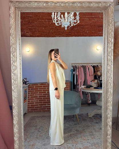 Pantalone in tessuto fluido