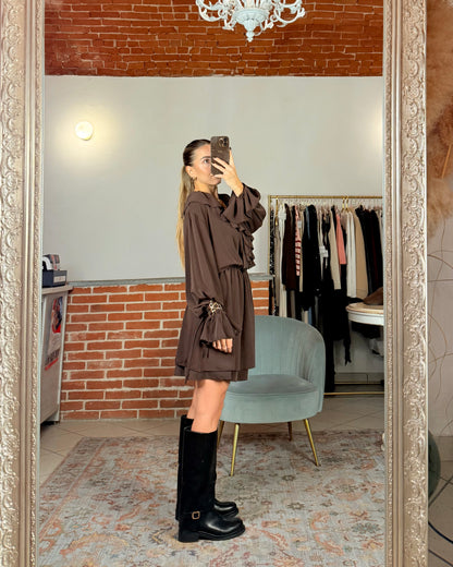 Dress with bracelets