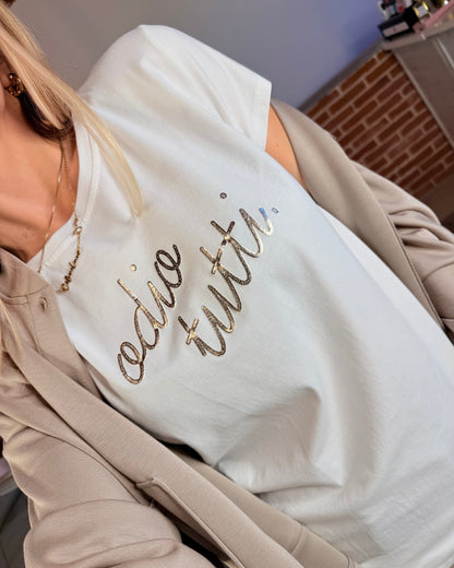 T-shirt sciancrata