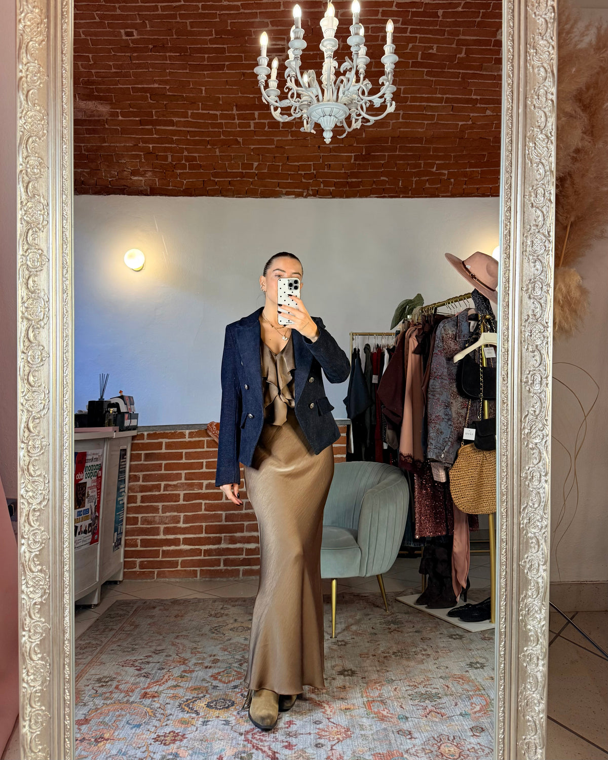 Blazer sciancrato vellutino