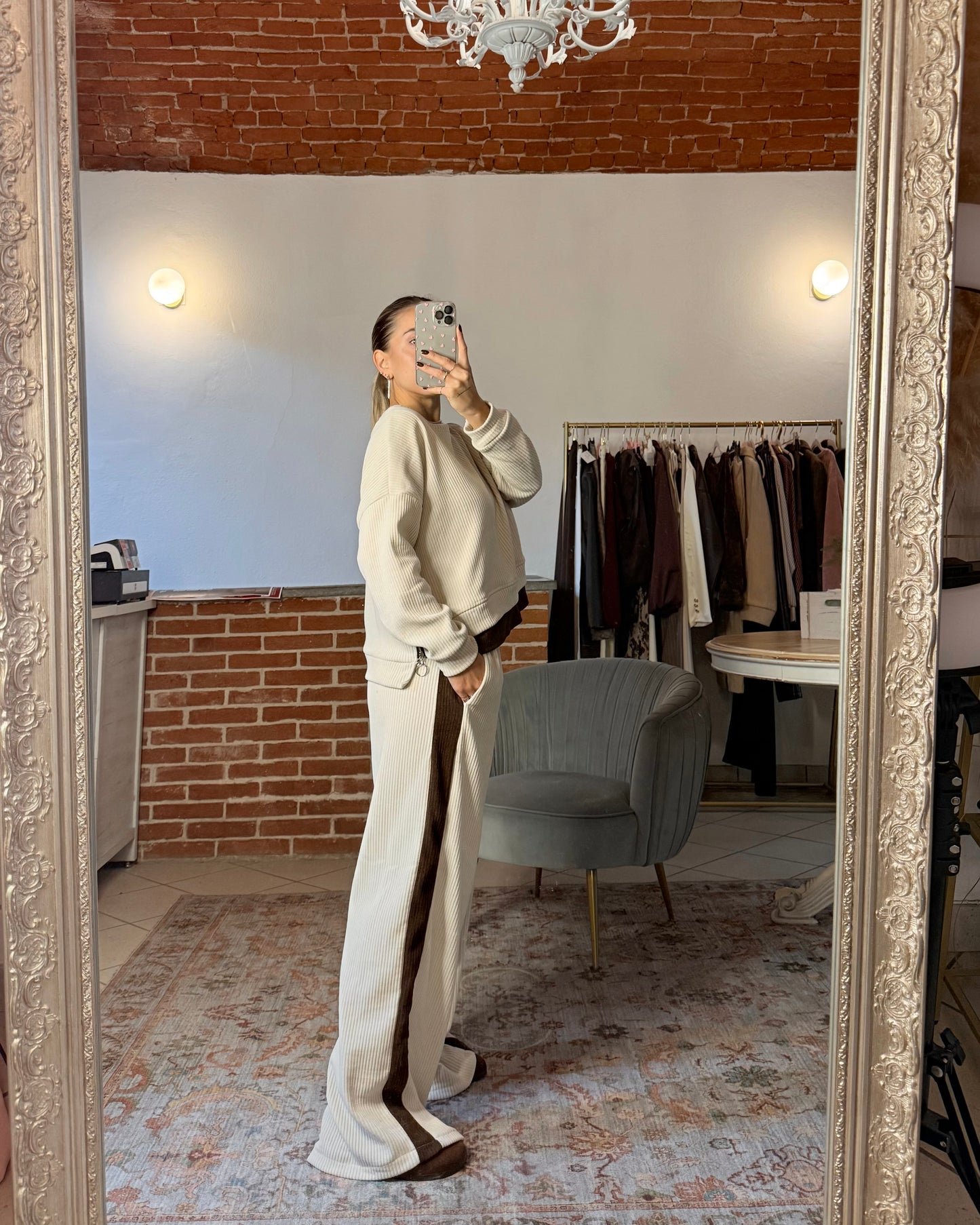 Coordinato in velluto