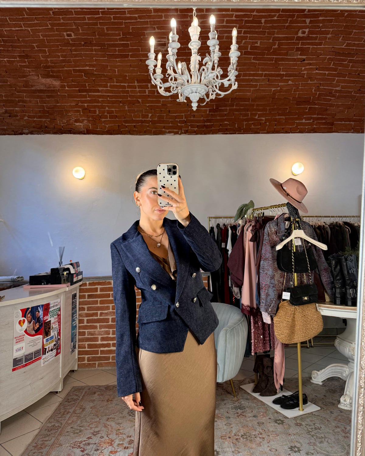 Blazer sciancrato vellutino