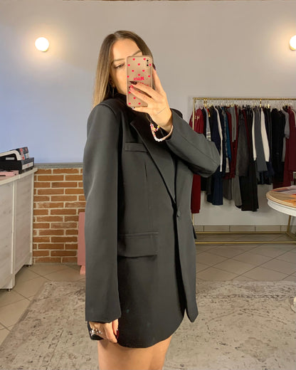 Blazer oversize sciancrato