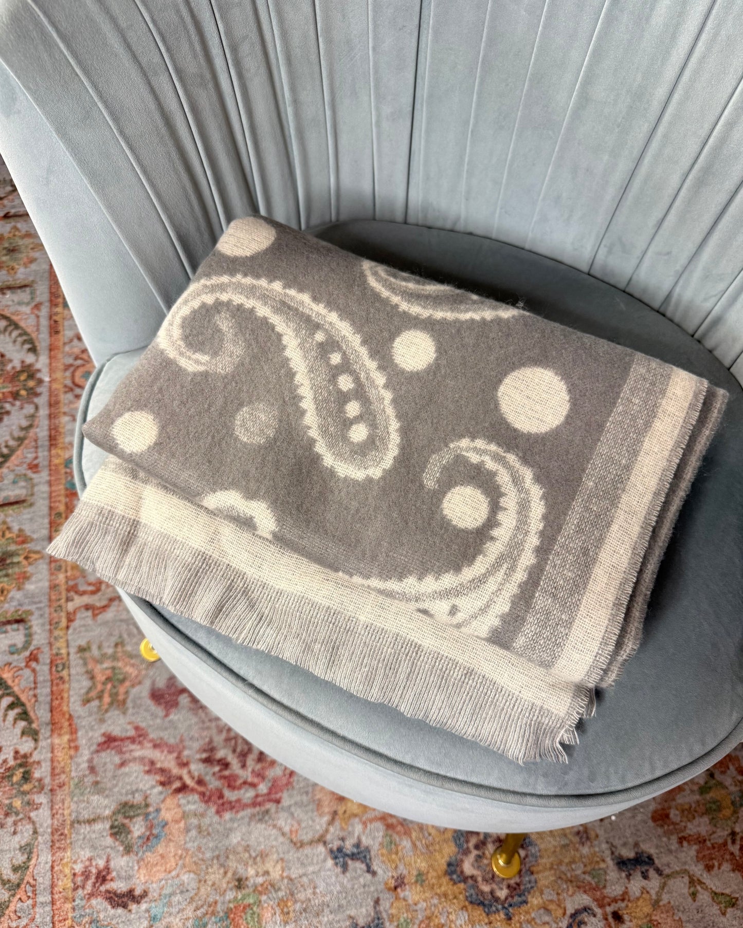 Écharpe à motifs cachemire