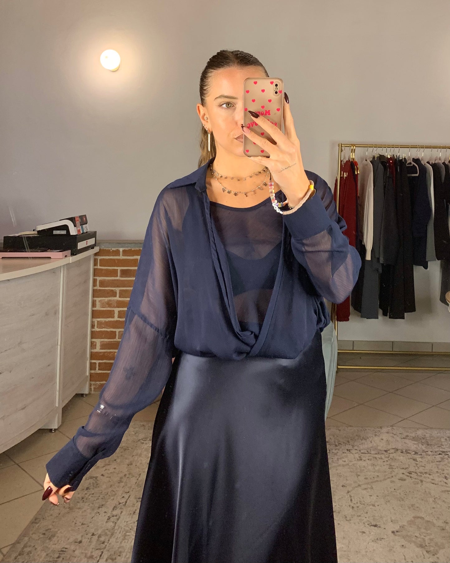 Blusa velata