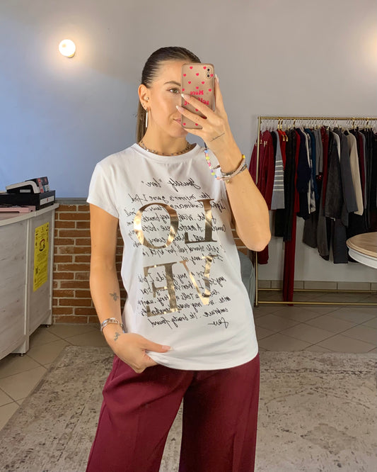 T-shirt con stampa