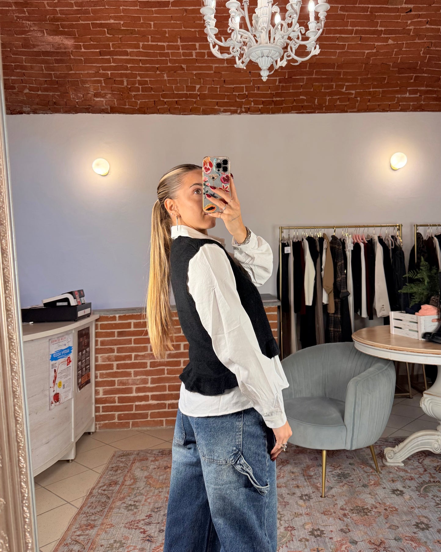 Camicia con gilet