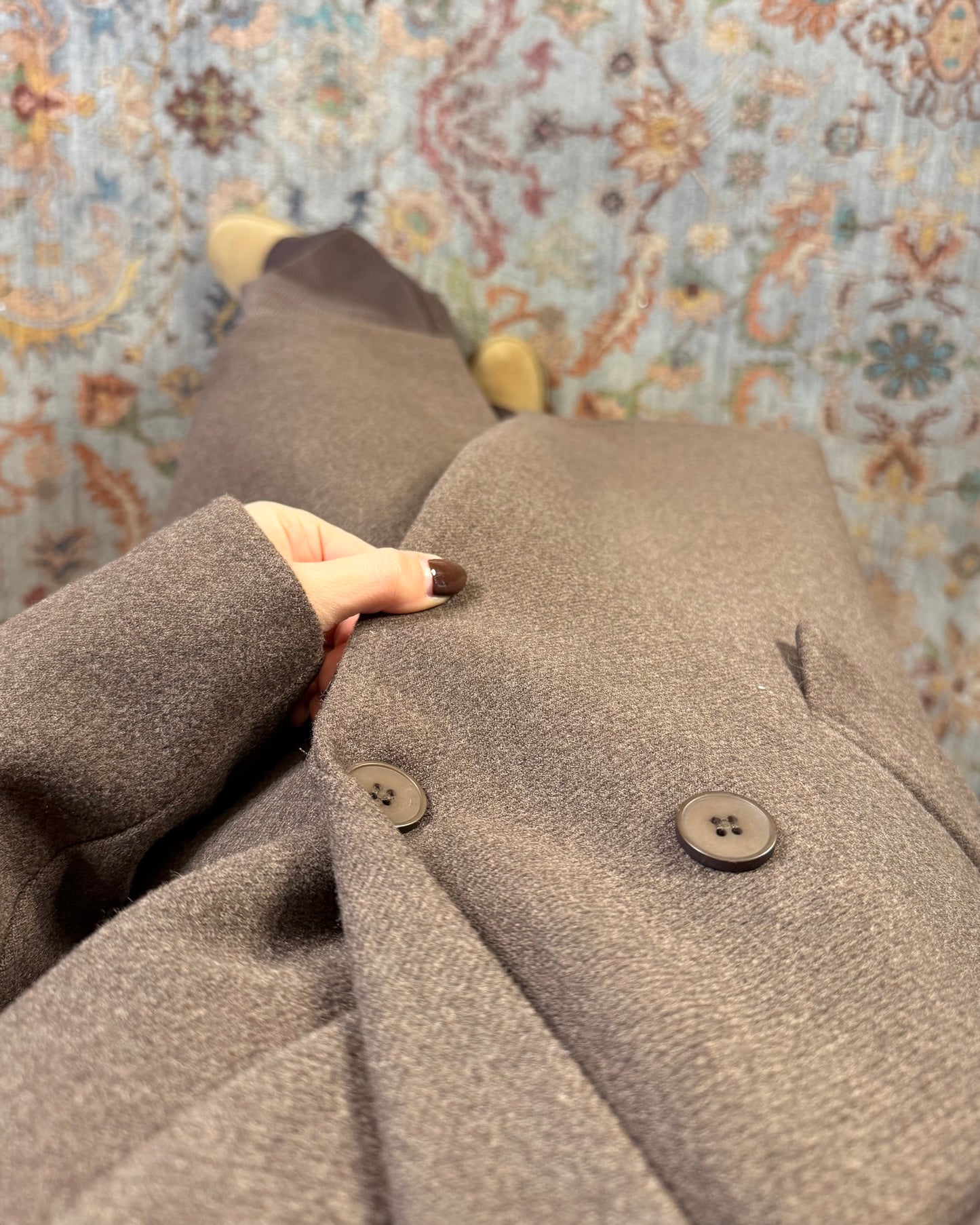 Double-breasted coat