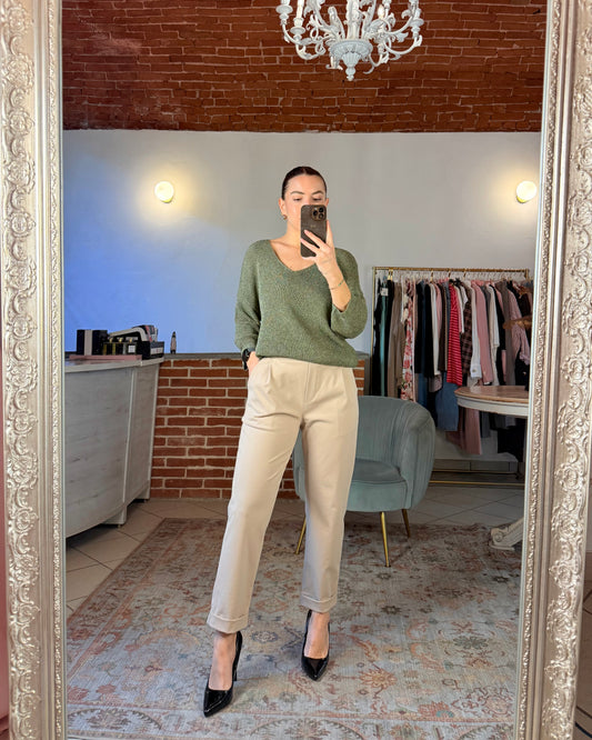 Pantalone punto Milano a sigaretta