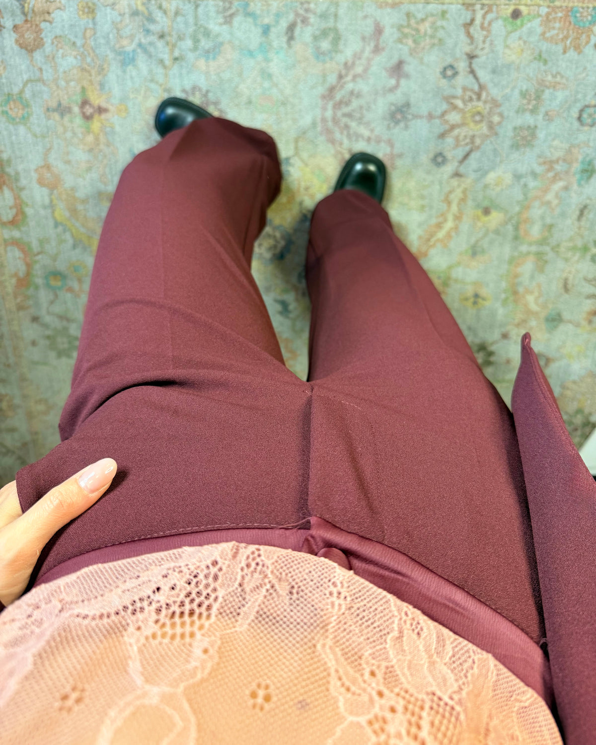 Tailleur inserti raso