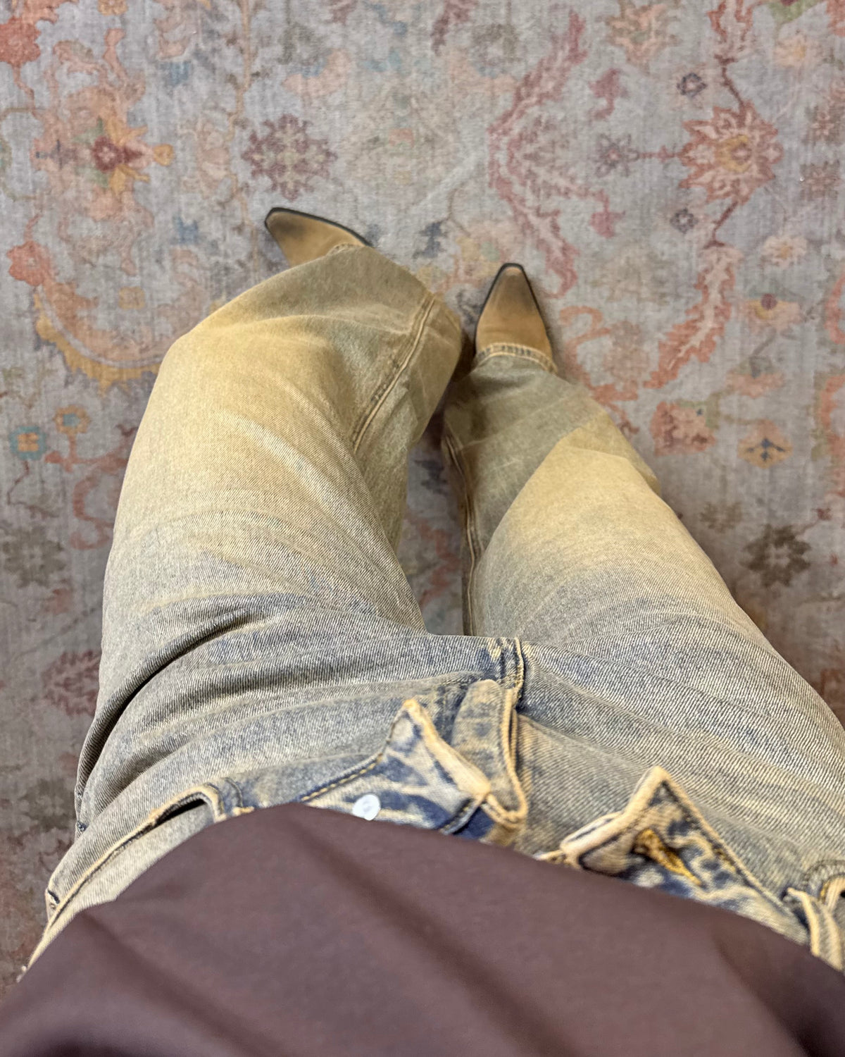 Jeans reverse sabbiato vintage