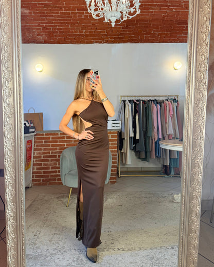 Abito lungo in lycra