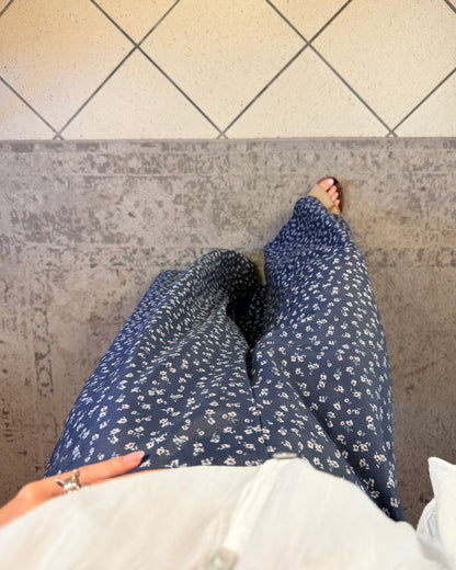 Pantalone ampio fantasia