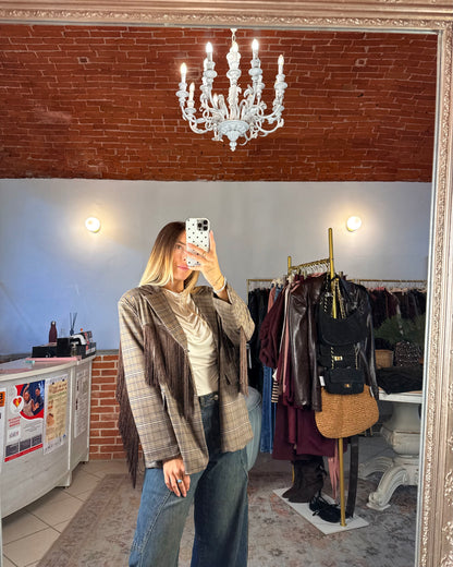 Blazer con frange