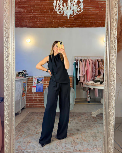 Pantalone in tessuto fluido