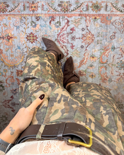 Bermuda camouflage in denim