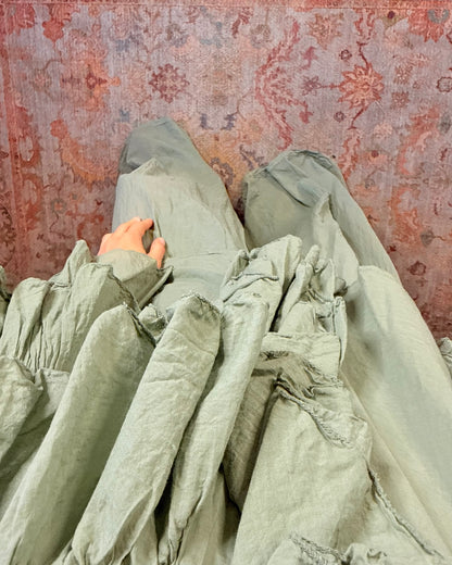 Pantalone over in mussola di cotone