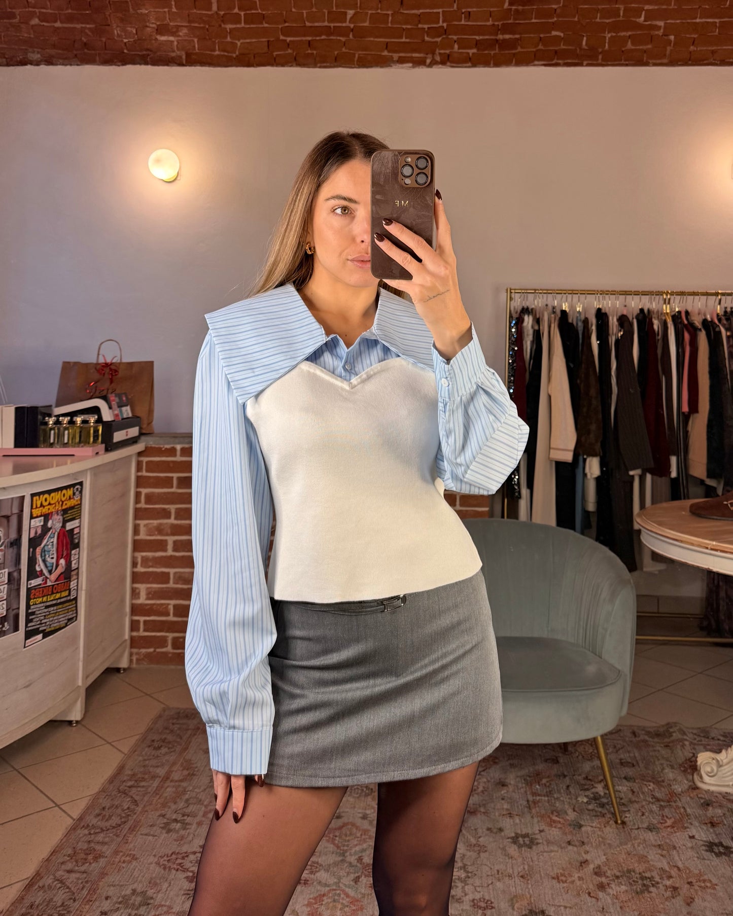 Maglioncino combinato