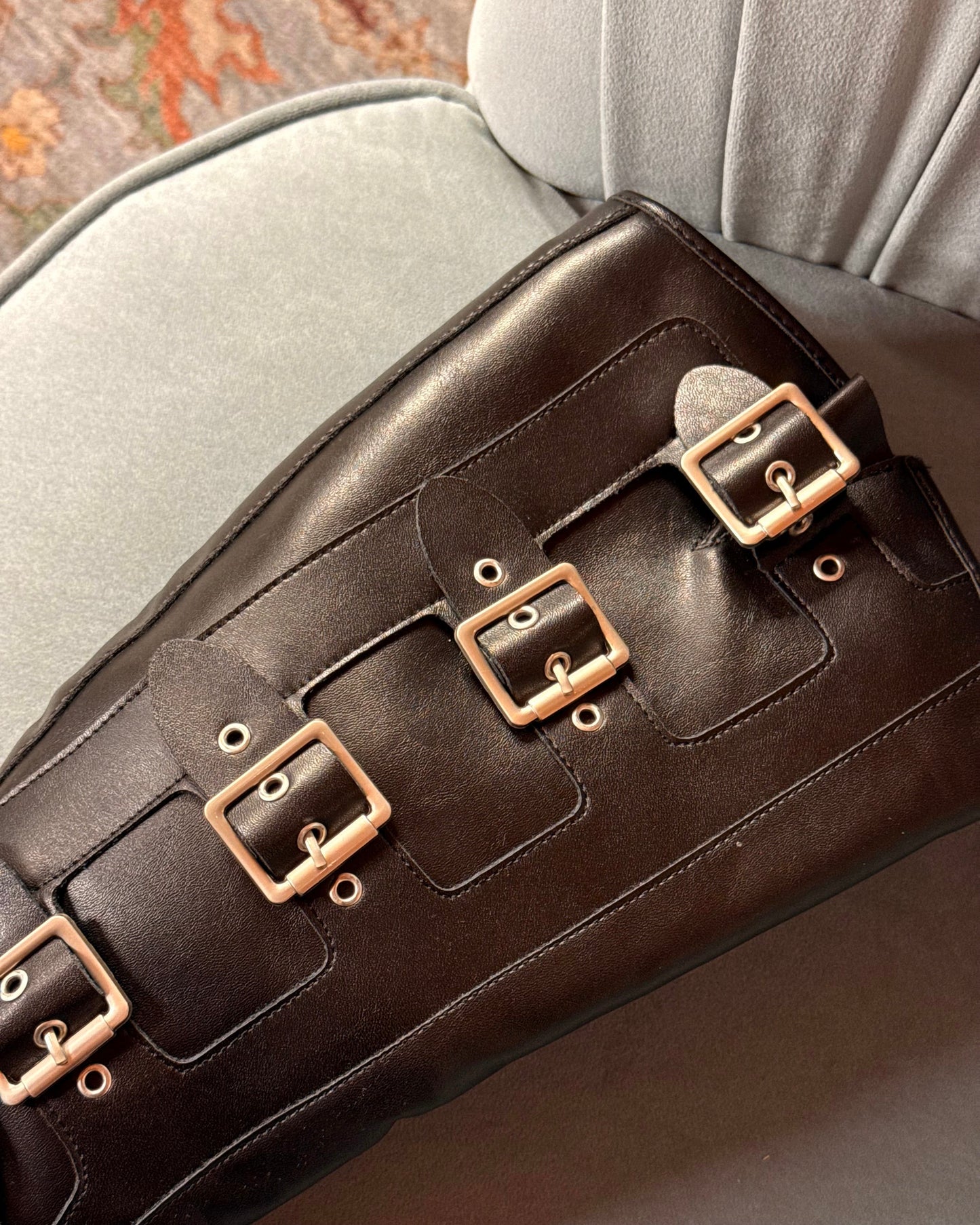 Bottes de motard à boucles