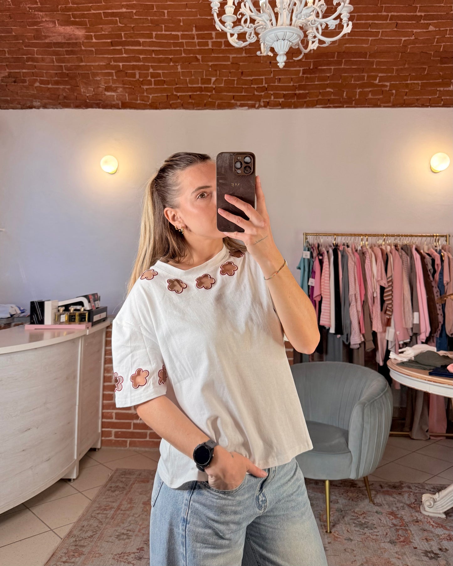 T-shirt traforata