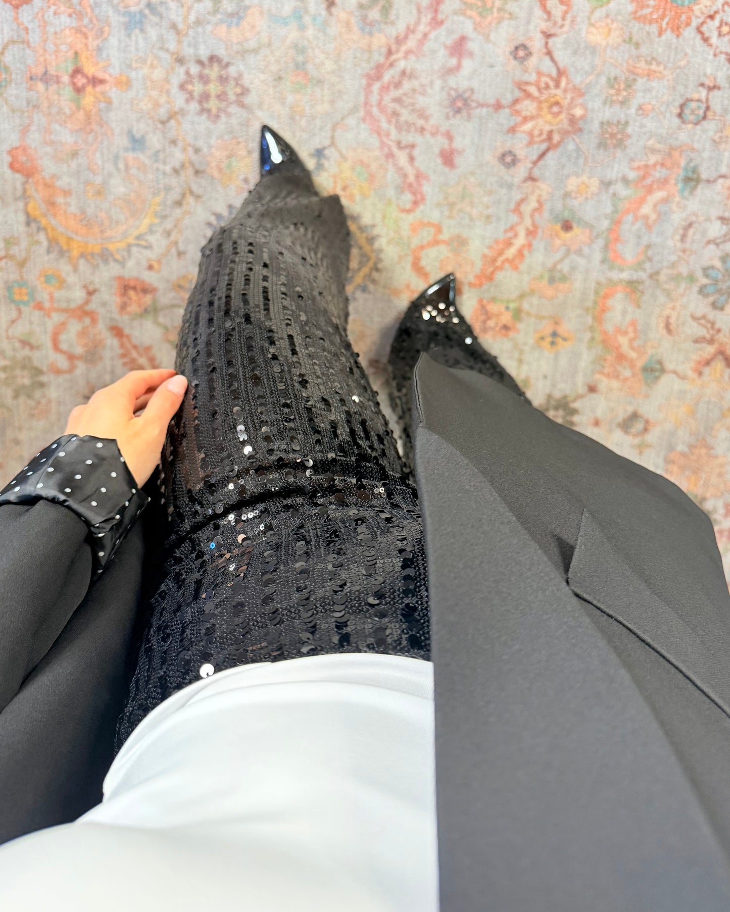 Pantalone paillettes