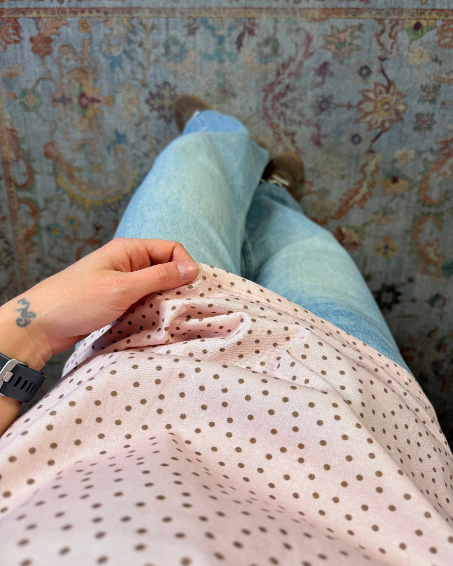 T-shirt pois relaxed fit