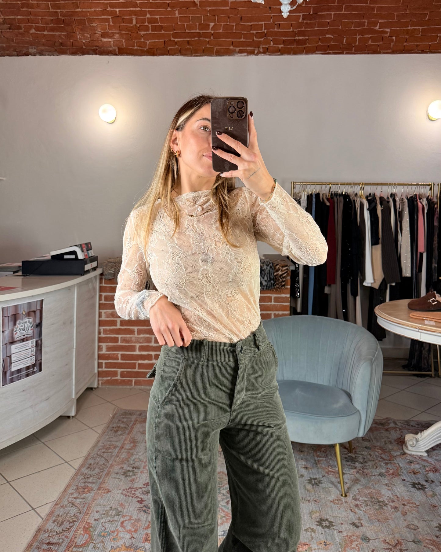 Pantalone in velluto