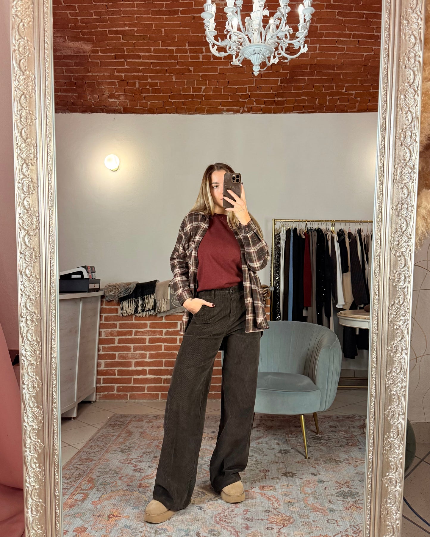 Pantalone in velluto