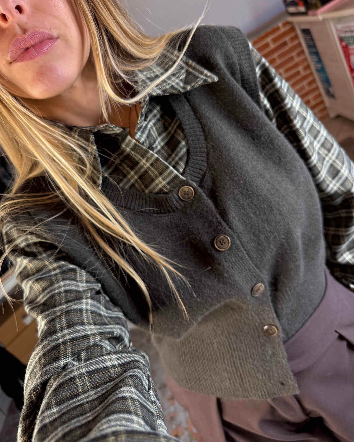 Camicia combinata