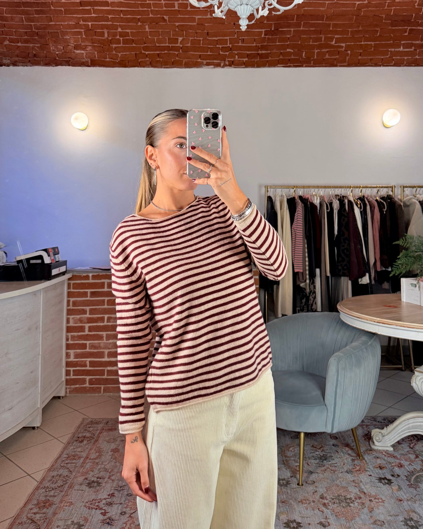 Cashmere blend sweater