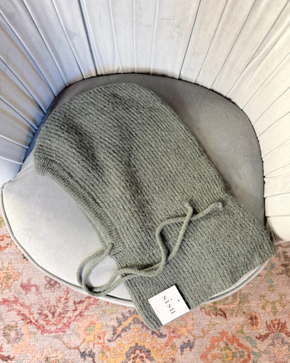 cagoule en mélange d'alpaga