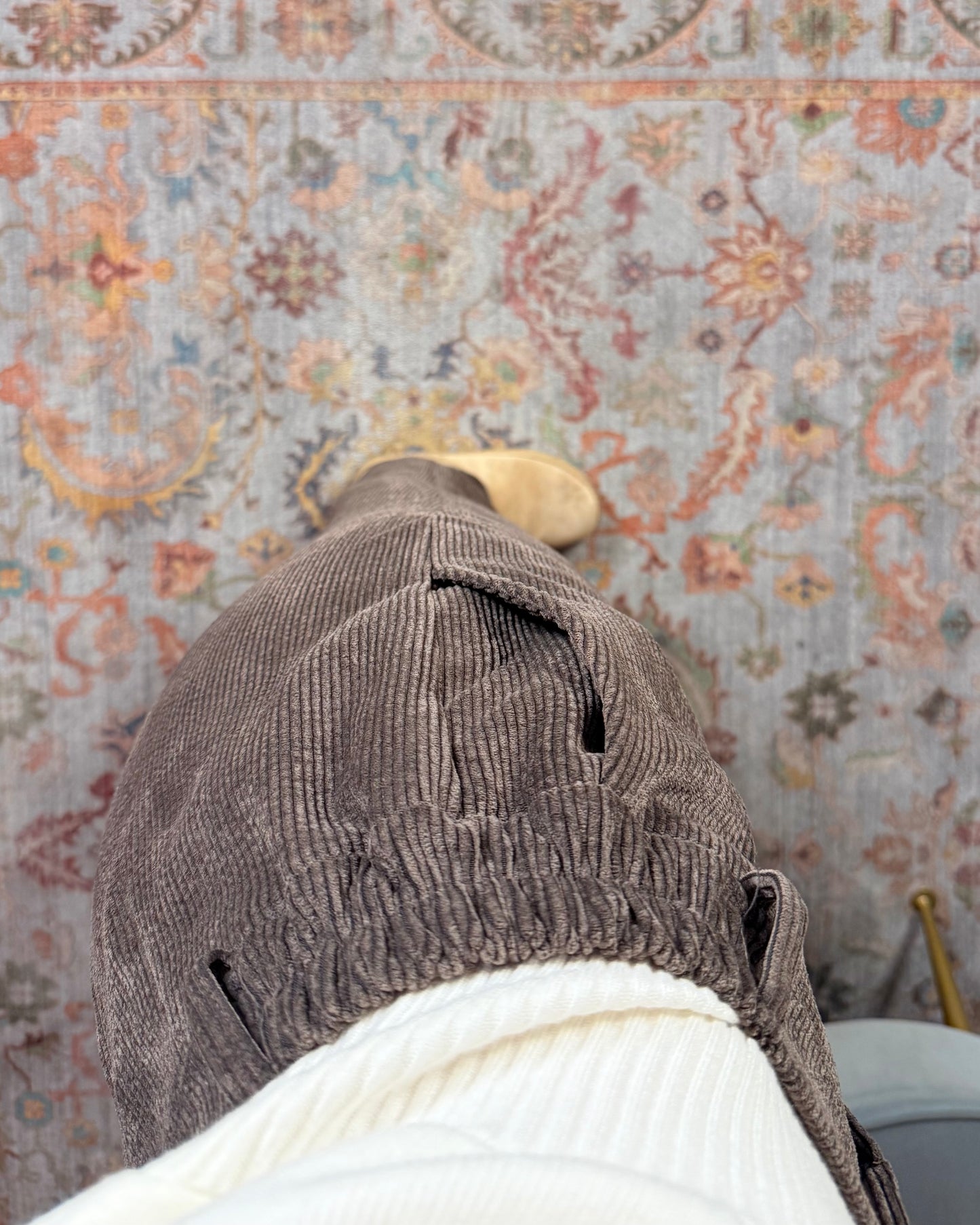 Pantalone in velluto a sigaretta