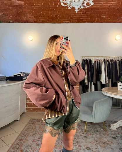 Bomber tessuto tecnico