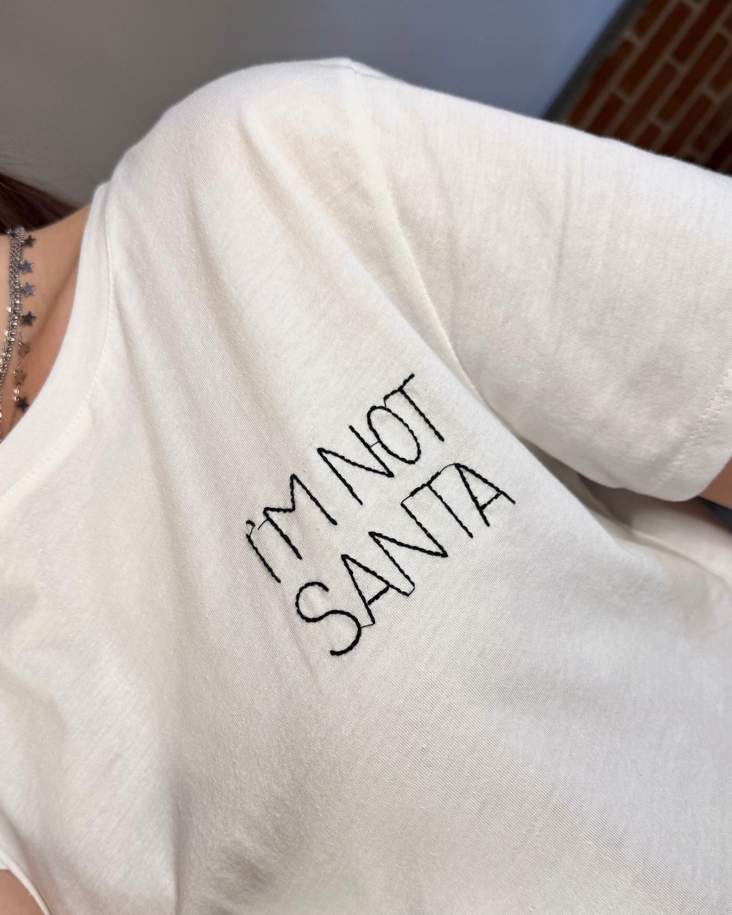 T-shirt “I’m not santa”