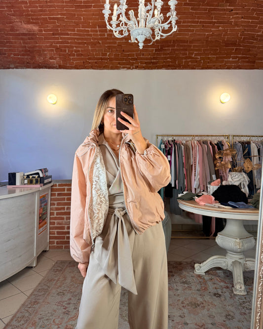 Bomber in tessuto tecnico