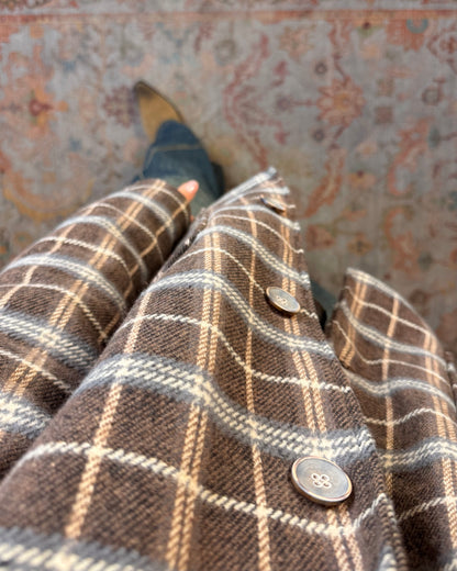 Giacca checked foderata