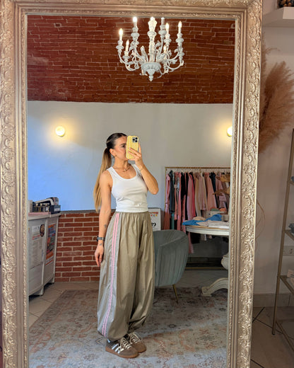 Pantalone balloon in cotone