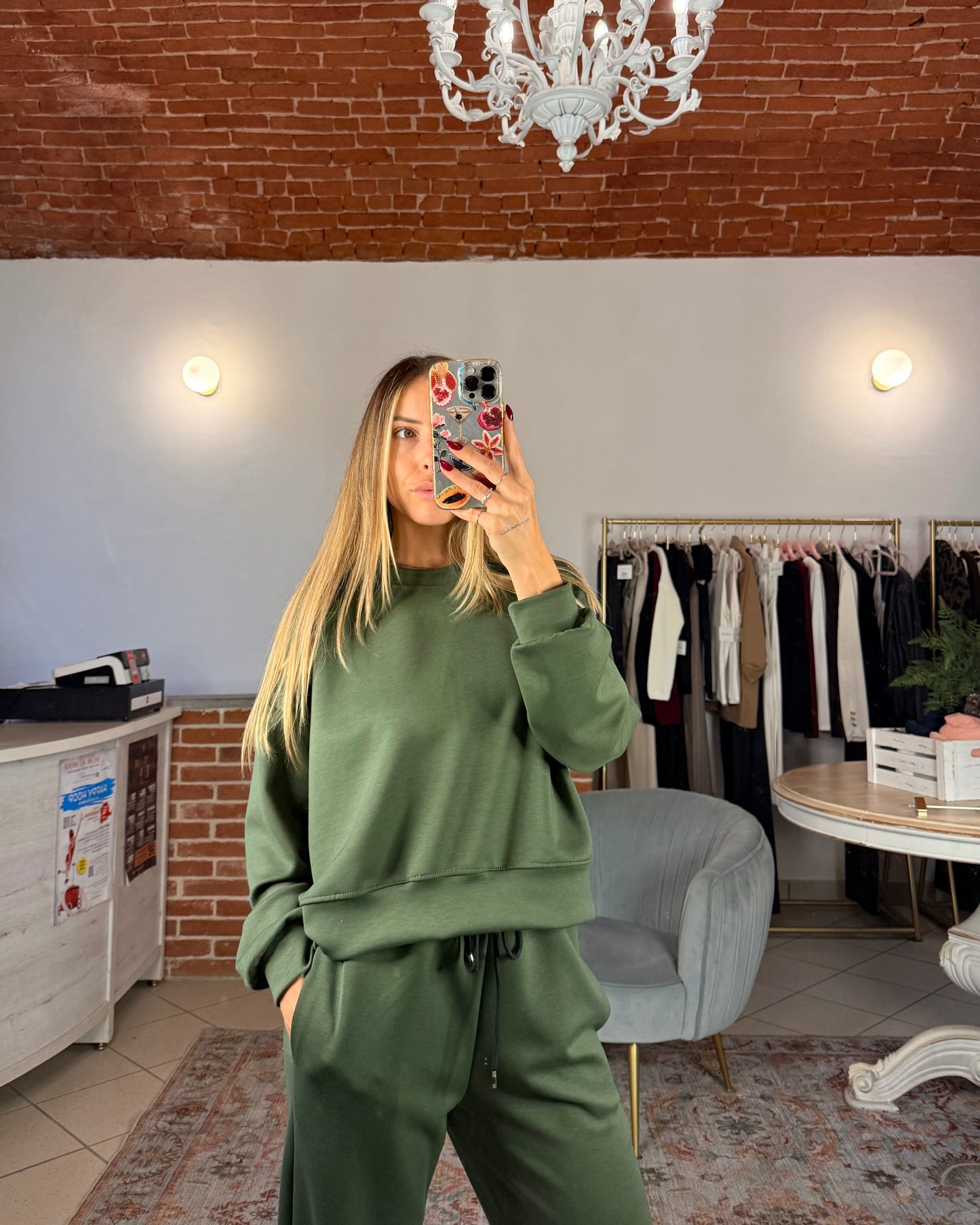 Completo tuta in viscosa