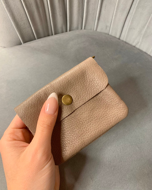 Portafoglio mini in vera pelle