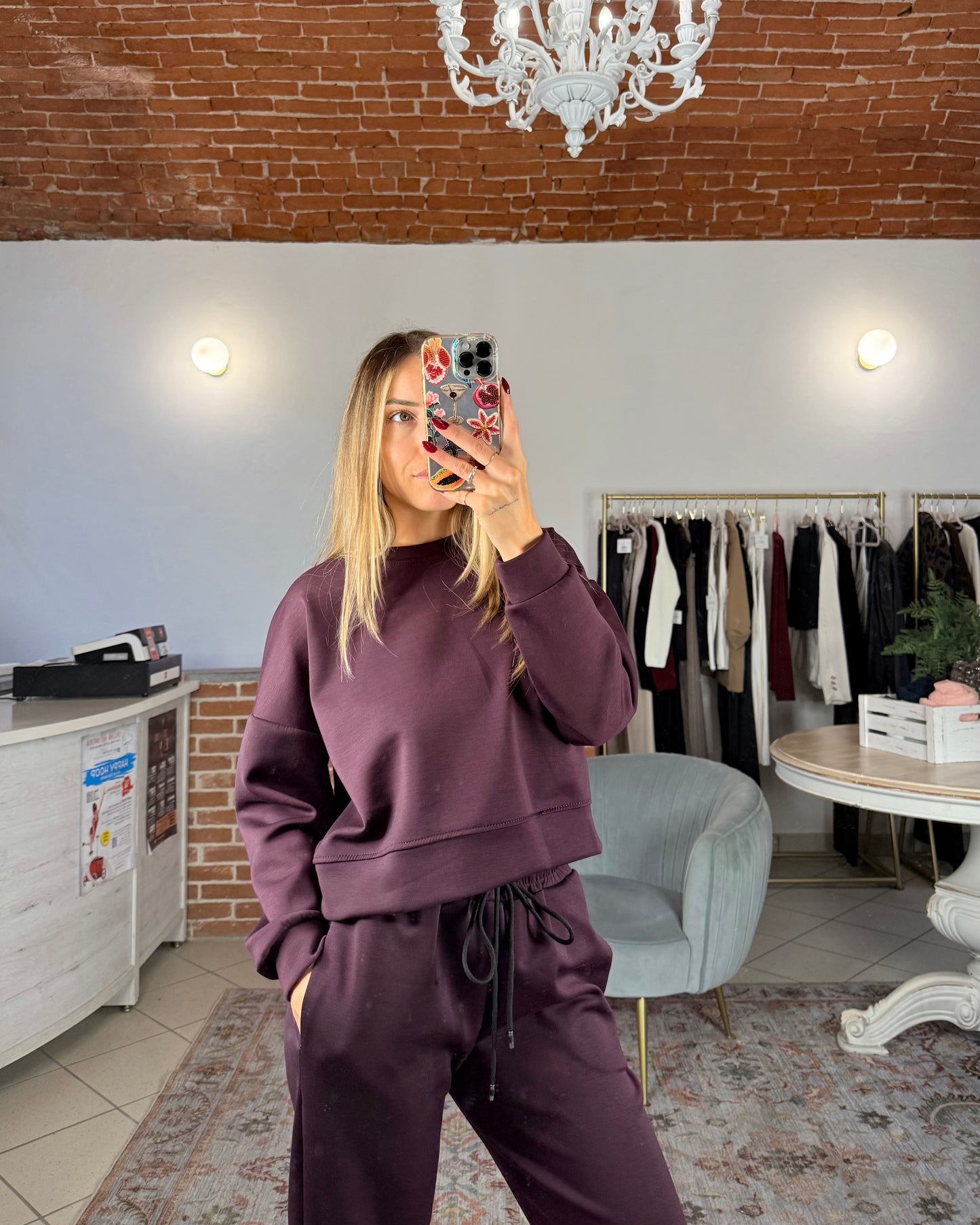 Completo tuta in viscosa