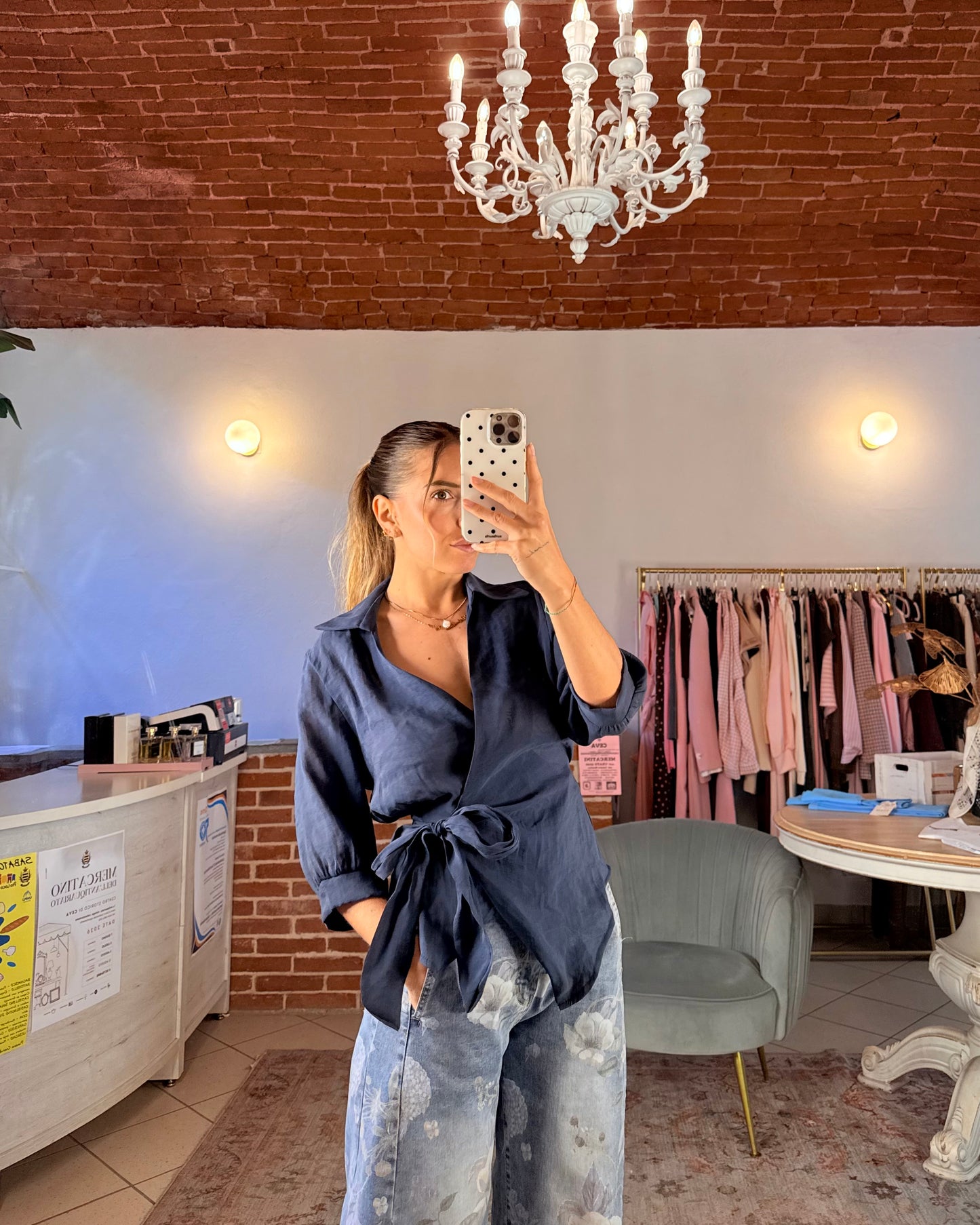 Camicia a portafoglio