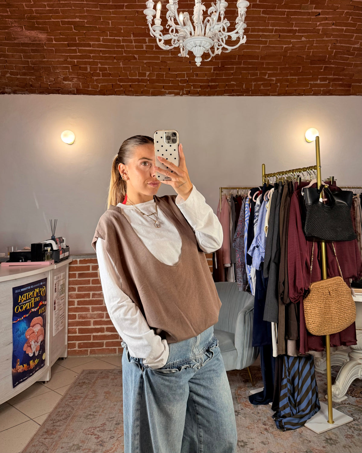 Felpa gilet